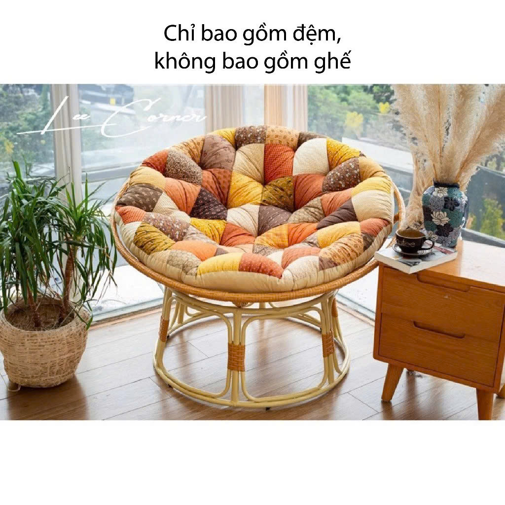 Ghế Papasan, trang trí decor phòng khách, phòng ngủ