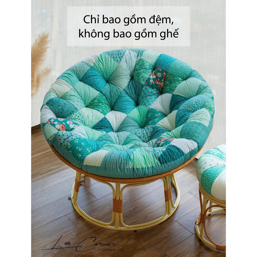 Ghế Papasan, trang trí decor phòng khách, phòng ngủ