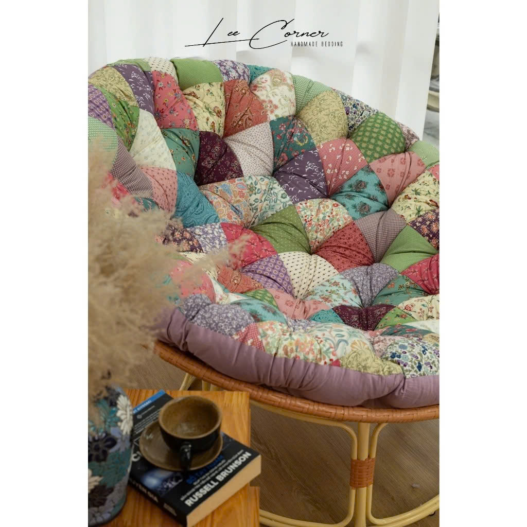 Ghế Papasan, trang trí decor phòng khách, phòng ngủ