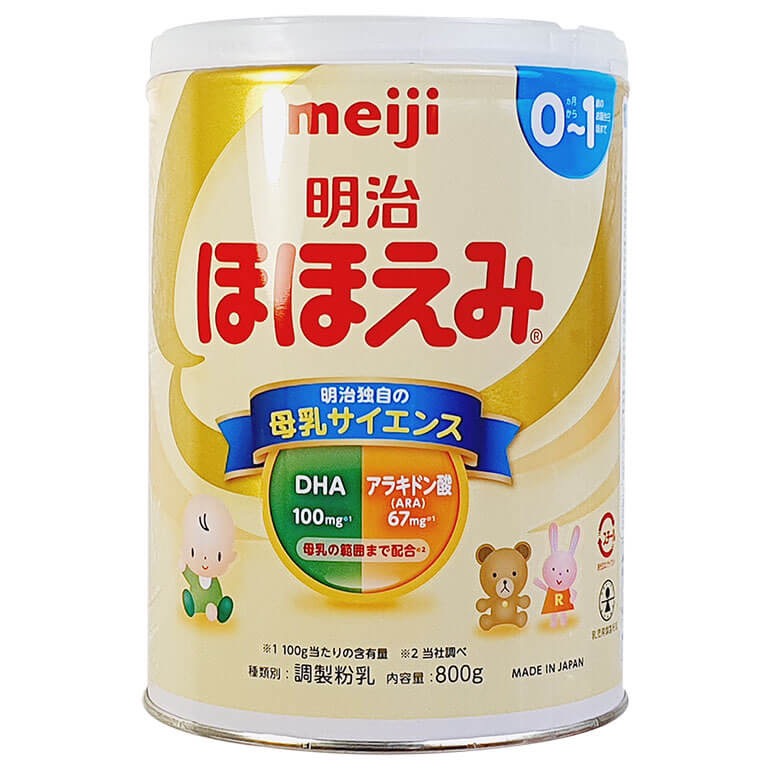 Sữa Meiji 0 - 1 tuổi nội địa nhật bản