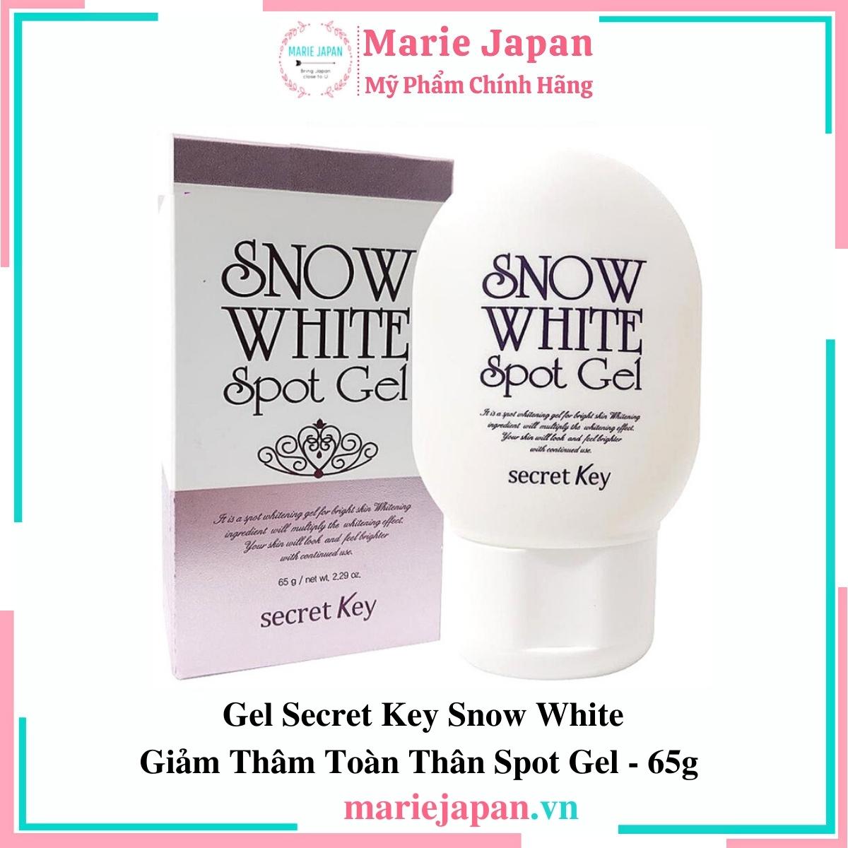 Gel Giảm Thâm Secret Key Snow White Spot Gel Tuýp 65g