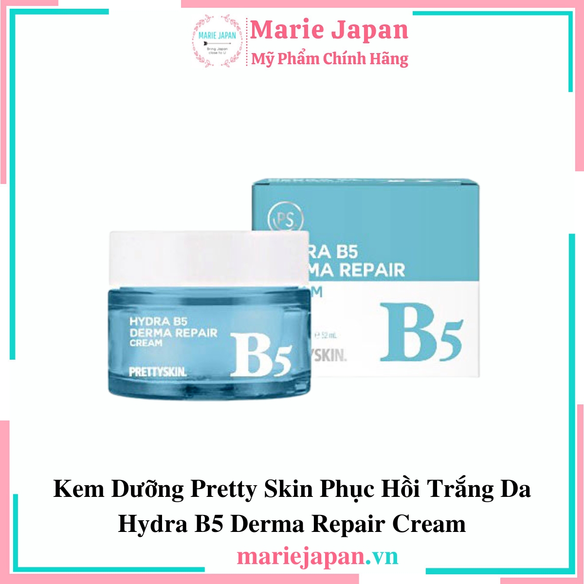 Kem Dưỡng Pretty Skin Hydra B5 Derma Repair Cream