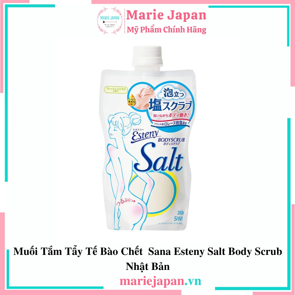 Muối Tắm Tẩy tế Bào Chết Sana Esteny Salt Body Scrub Nhật Bản