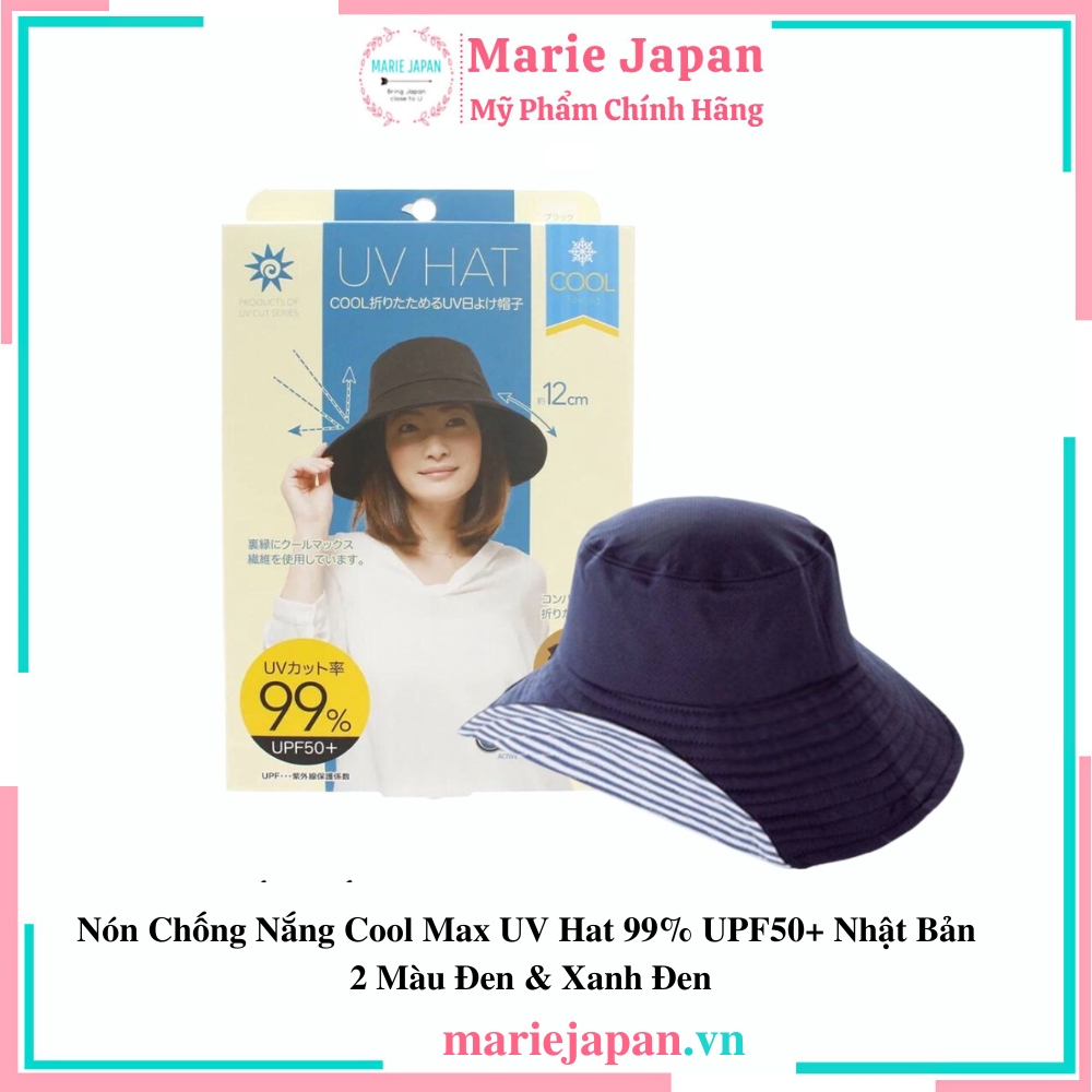 Nón Chống Nắng Cool Max UV Hat 99% UPF50+ Nhật Bản