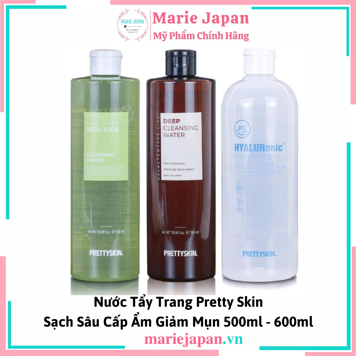 Nước Tẩy Trang Pretty Skin Hàn Quốc