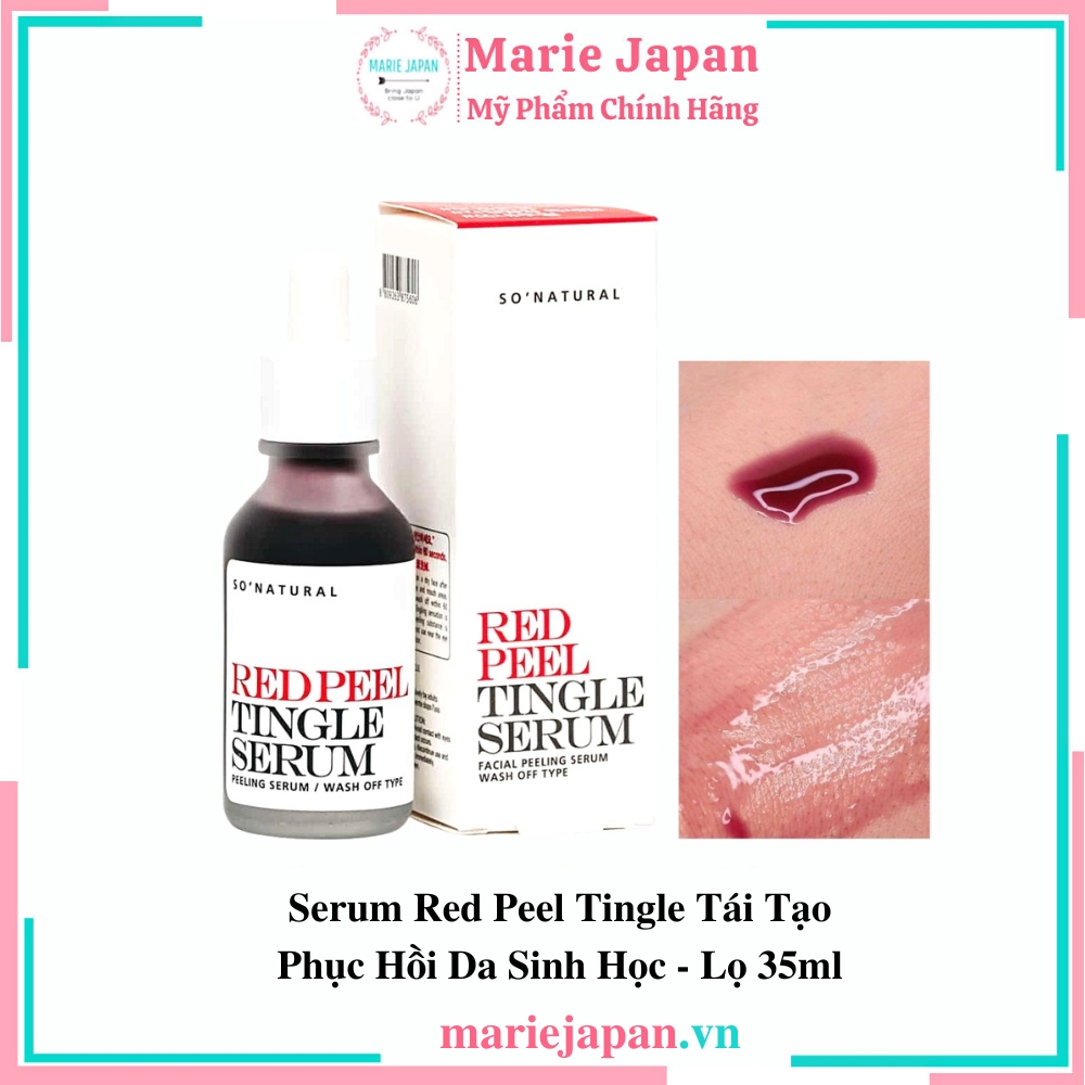 Serum Red Peel Tingle Tái Tạo Phục Hồi Da Sinh Học 35ml