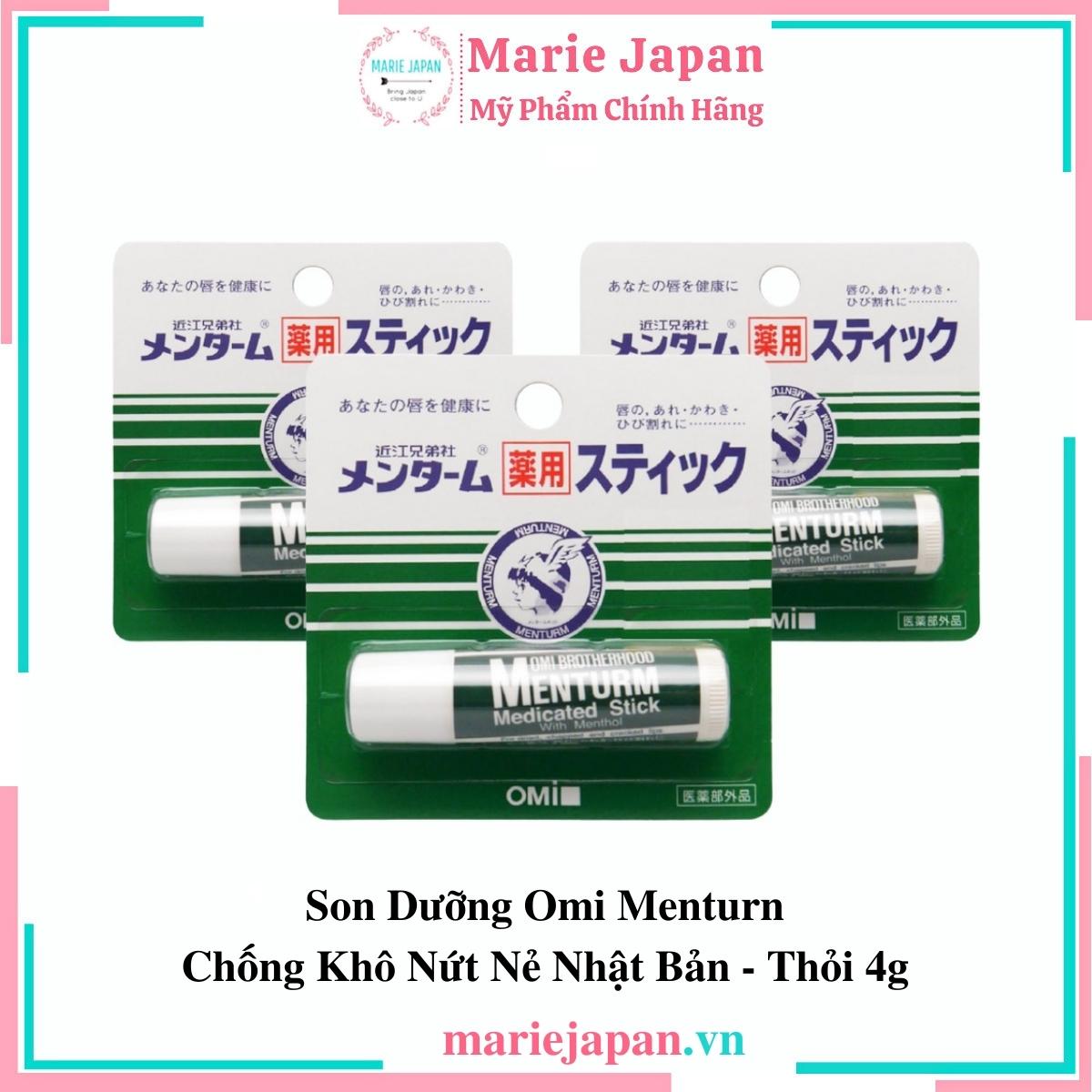 Son Dưỡng Omi Menturm - 1 SON LẺ Thỏi 4g