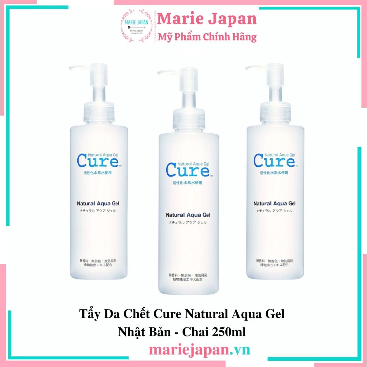 Tẩy TBC Cure Natural Aqua Gel Nhật Bản Chai 100g