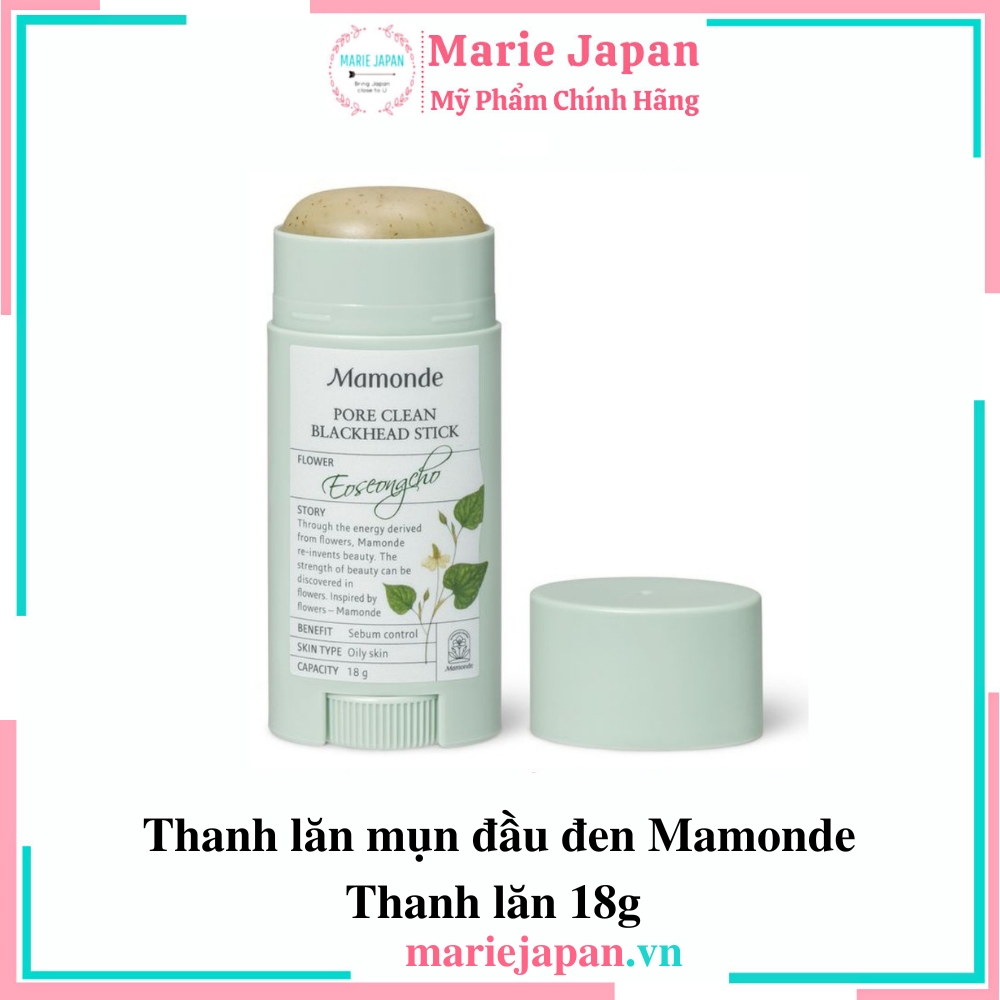 Thanh Lăn Mụn Đầu Đen Mamonde Pore Clean Blackhead Stick 18g