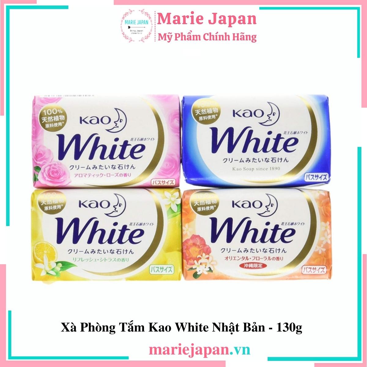 Xà Phòng Tắm Kao White Nhật Bản 130g