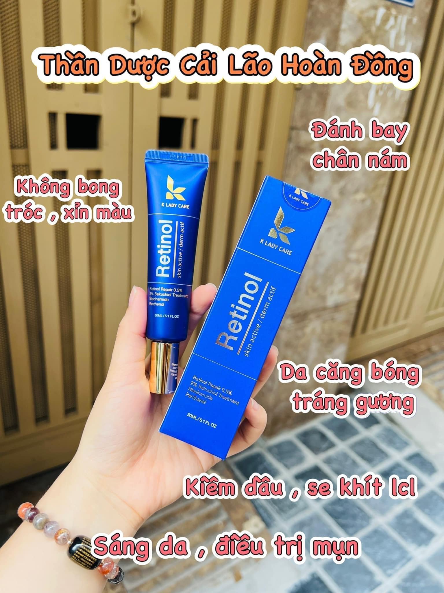 Tinh Chất K Lady Care Bakuchiol Retinol Serum Dưỡng Trắng Phục Hồi