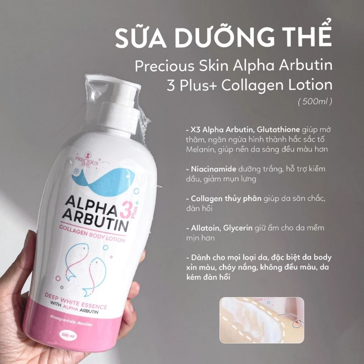 SẢN PHẨM ALPHA ARBUTIN 3 PLUS BỊ THU HỒI DO KHÔNG ĐẠT CHẤT LƯỢNG