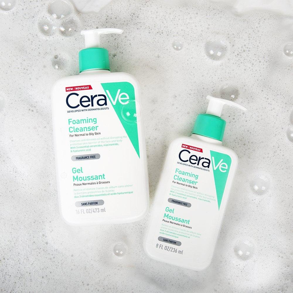 Sữa Rửa Mặt Dịu Nhẹ Cerave Foaming Facial Cleanser Da Dầu Da Khô & Da Nhạy Cảm