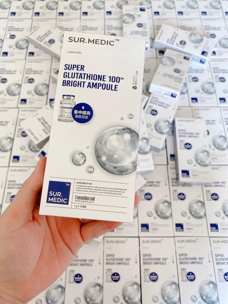 sur medic super glutathione 100 bright ampoule review SERUM DNG TRNG SUR.MEDIC AMPOULE. CHUN HN SUR.MEDIC+ Super Glutathione 100 Bright