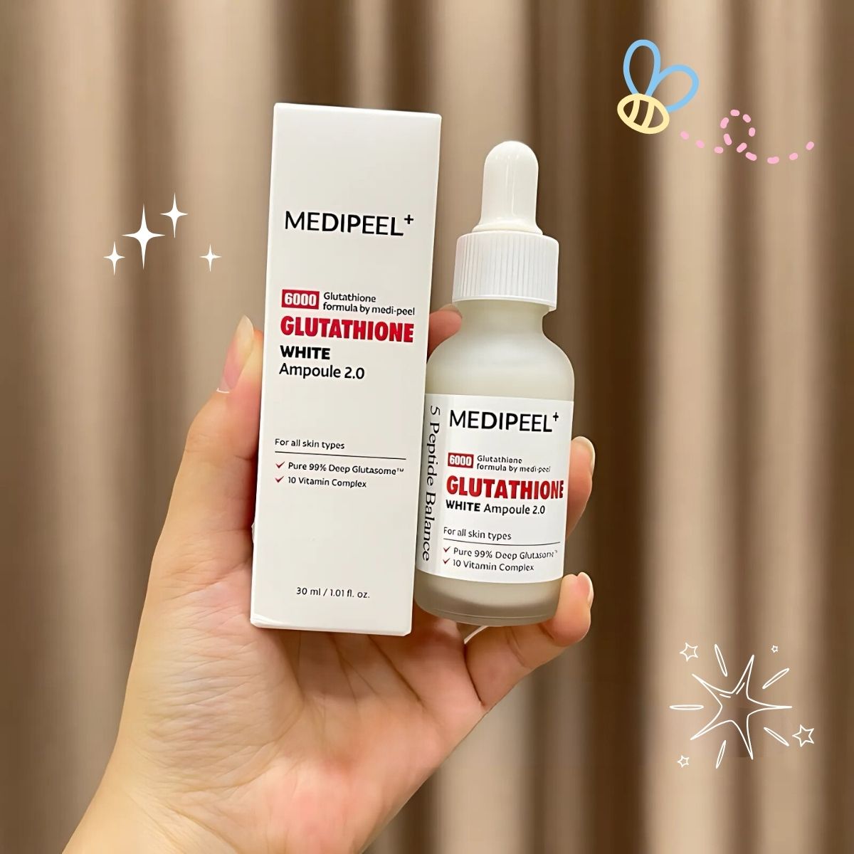 Serum Medi Peel Glutathione 6000 Dng Trng Cp m White Ampoule Mu Mi Hn Quc 30ml Serum Medi Peel Glutathione 6000 Dng Trng Cp m White Ampoule Mu Mi Hn Quc 30ml