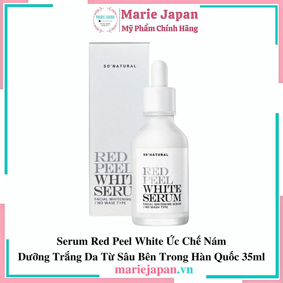 Serum Red Peel White Ức Chế Nám Dưỡng Trắng Da Từ Sâu Bên Trong Hàn Quốc 35ml
