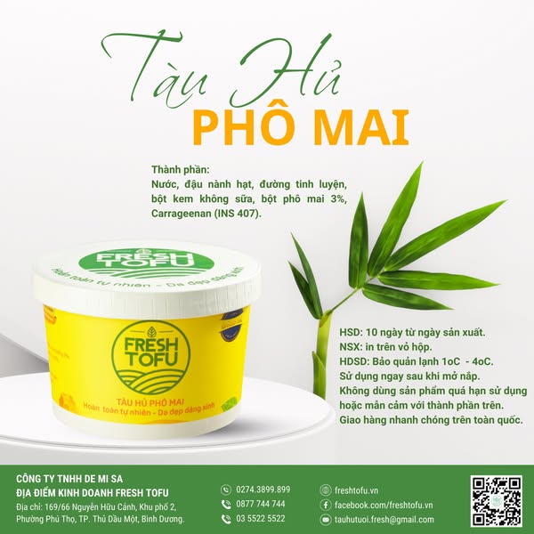 ĂN LÀNH – SỐNG KHỎE VỚI TÀU HỦ THUẦN CHAY - NGUYÊN LIỆU TỰ NHIÊN