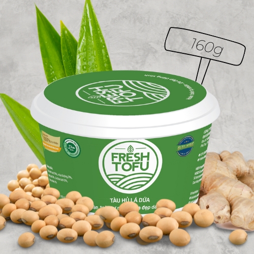 TÀU HỦ VỊ LÁ DỨA - Hủ lớn (160g)