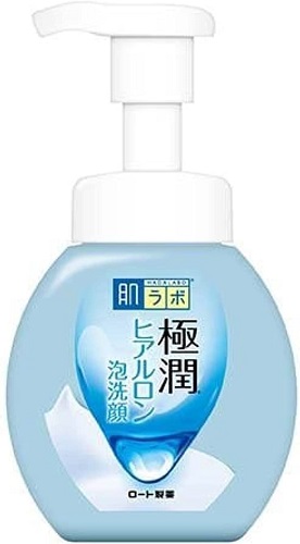 Sữa rửa mặt tạo bọt Hadalabo cho da thường 160ml - trắng