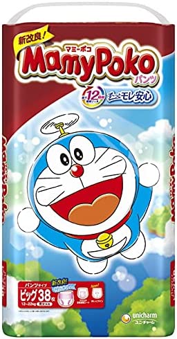 Tã Quần Mamypoko Doraemon (hàng Nhật nội địa) - Size XL 38 Miếng