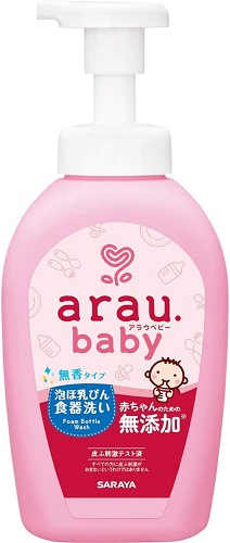 Nước Rửa Bình Sữa Arau Baby Nhật Bản - Chai rửa 500ml