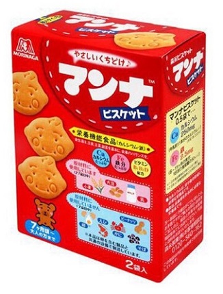 Bánh quy ăn dặm hình thú Morinaga (Nhật)