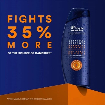 Dầu gội trị gàu Head & Shoulders 400ml chữ cam