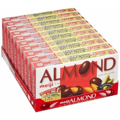 Kẹo Socola Meiji bọc hạnh nhân Almond 79g