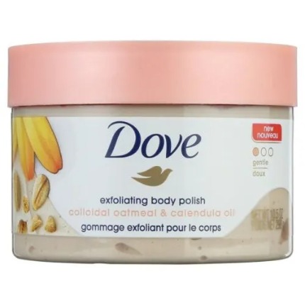 Kem tẩy tế bào chết Body Dove chiết xuất Yến mạch & Dầu hoa cúc - 298g