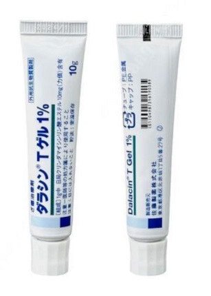 Kem trị mụn SATO - Dalacin T Gel 1% (hàng Nhật) - tuýp 10g