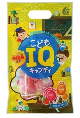 Kẹo mút Riken tăng cường IQ bổ sung DHA vị cam dâu 10c