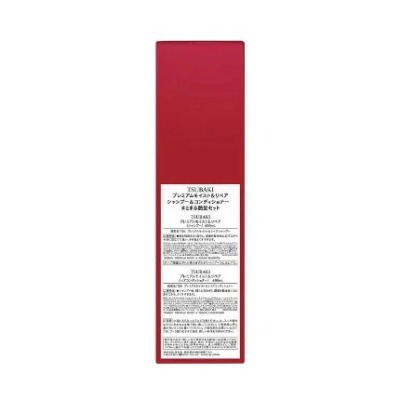 Bộ gội xả Tsubaki Premium Moist & Repair x 490mL/chai (màu Đỏ dưỡng tóc bóng mượt)