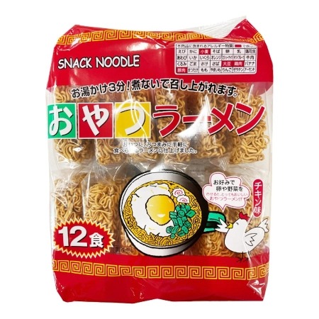 Mì Nhật Snack Noodle gói 12 vắt