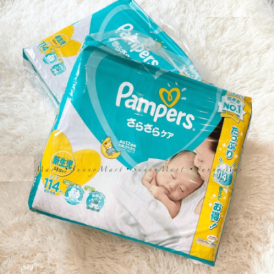 Tã Sơ Sinh Pampers Jumbo (bịch lớn) hàng Nhật nội địa - NB114 Miếng