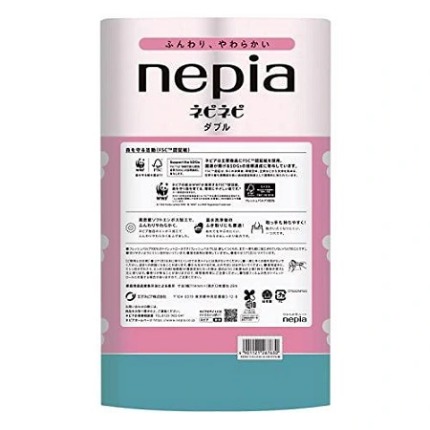 Giấy vệ sinh Nepia Nhật Bản (hương hoa anh đào) - lốc 12 cuộn