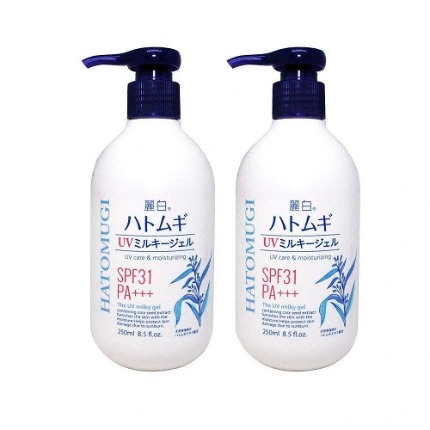 Sữa dưỡng thể chống nắng Hatomugi SPF31 PA+++ Nhật Bản