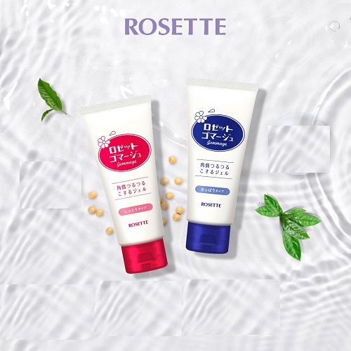 Tẩy tế bào chết ROSETTE 120g Nhật Bản - hồng cho da thường