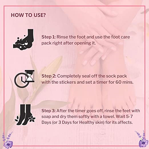 Túi Ủ Tẩy Tế Bào Chết Da Chân Lavender To-Plan - Nhật Bản