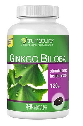Viên uống bổ não Trunature Ginkgo Biloba 120mg (hàng Mỹ) - 340v