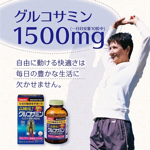 Viên Uống bổ xương khớp Orihiro Glucosamine 1500mg Nhật Bản - 900v