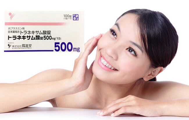 Viên uống trắng da trị nám Transamin 500mg Nhật Bản - 100v