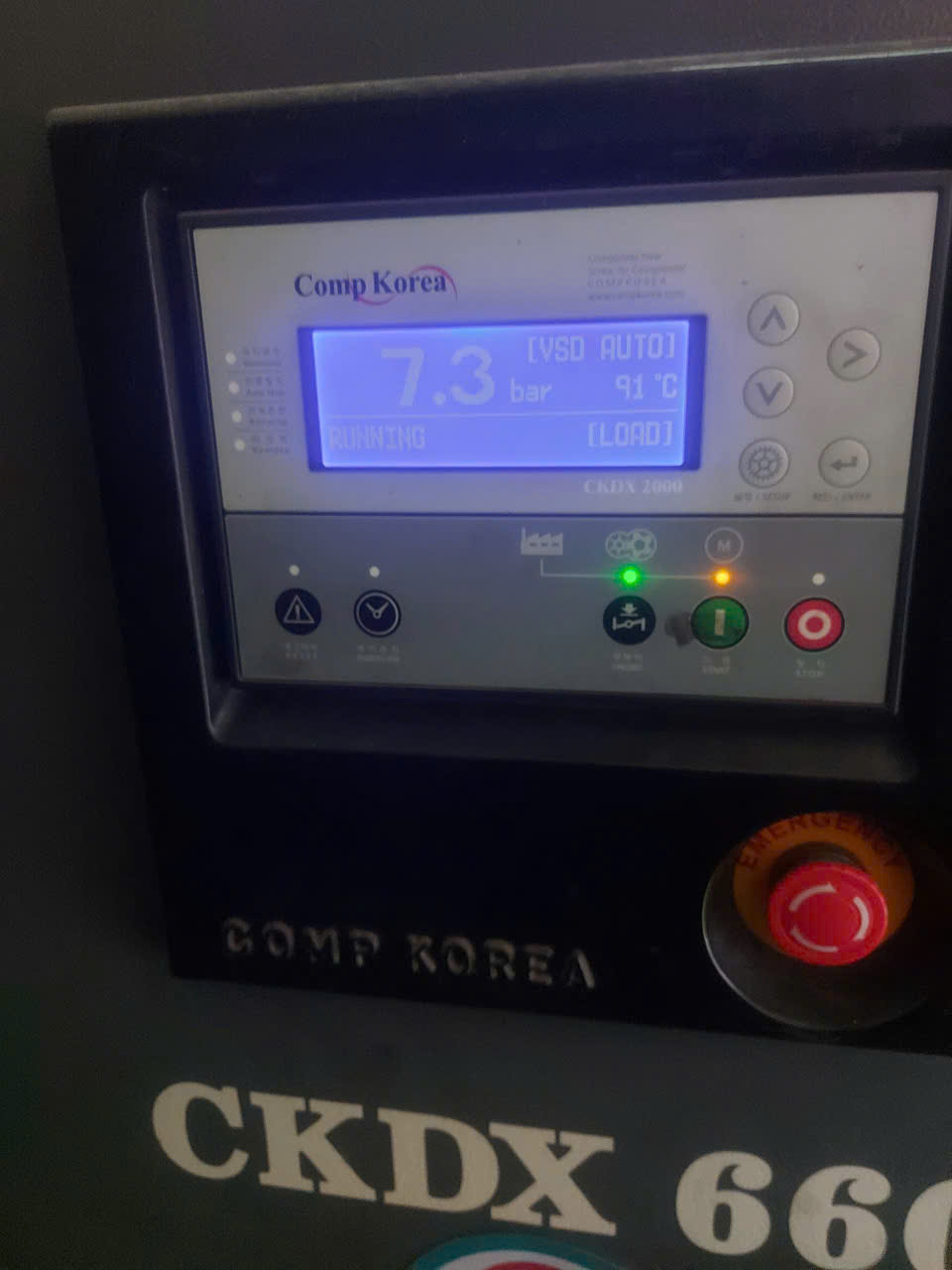 CÔNG TY TNHH COMPKOREA VINA KIỂM TRA MÁY NÉN KHÍ TẠI CÔNG TY HAESUNG_ BẮC GIANG