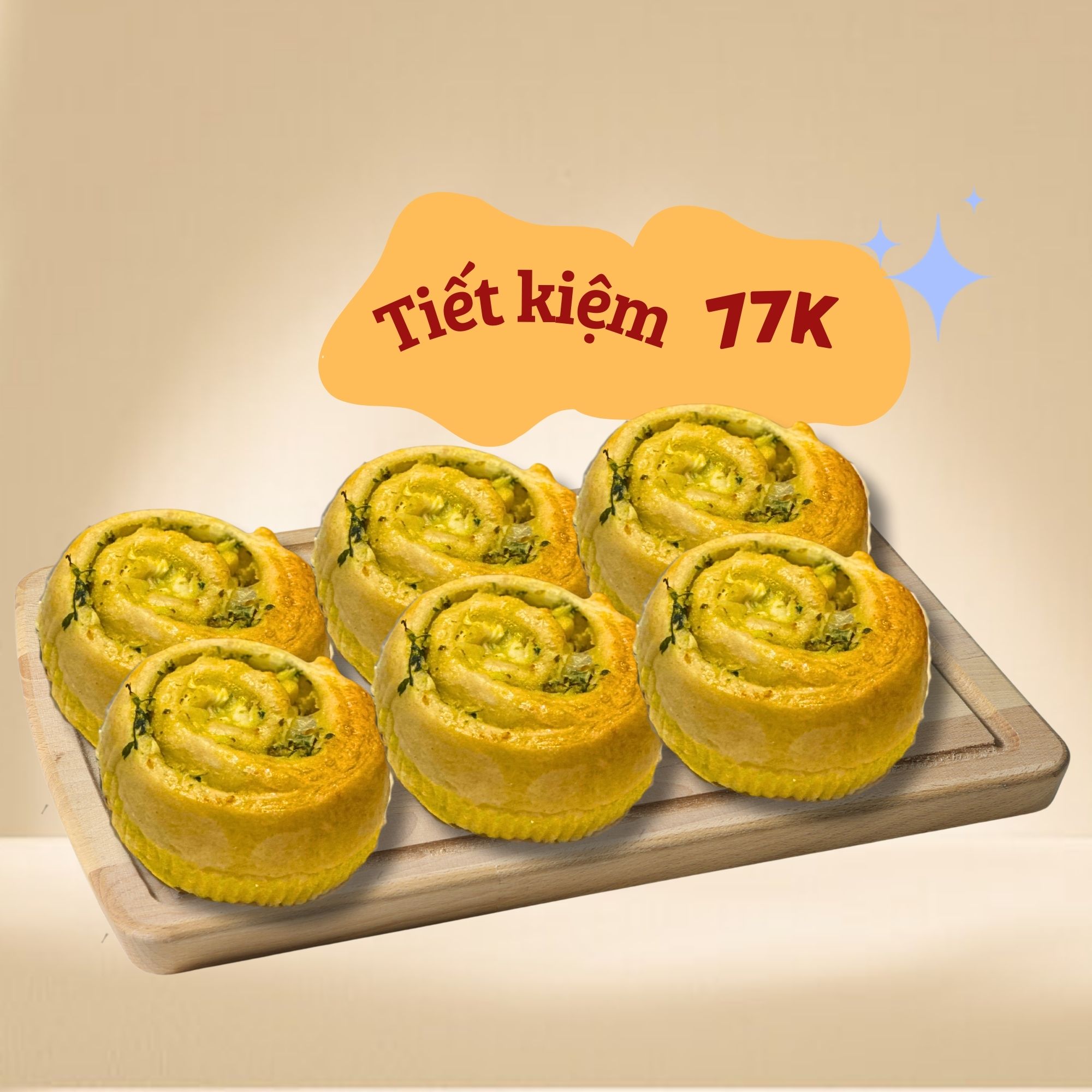 Roll Ức Gà Bơ Tỏi Men Tự Nhiên Đường Huyết Thấp