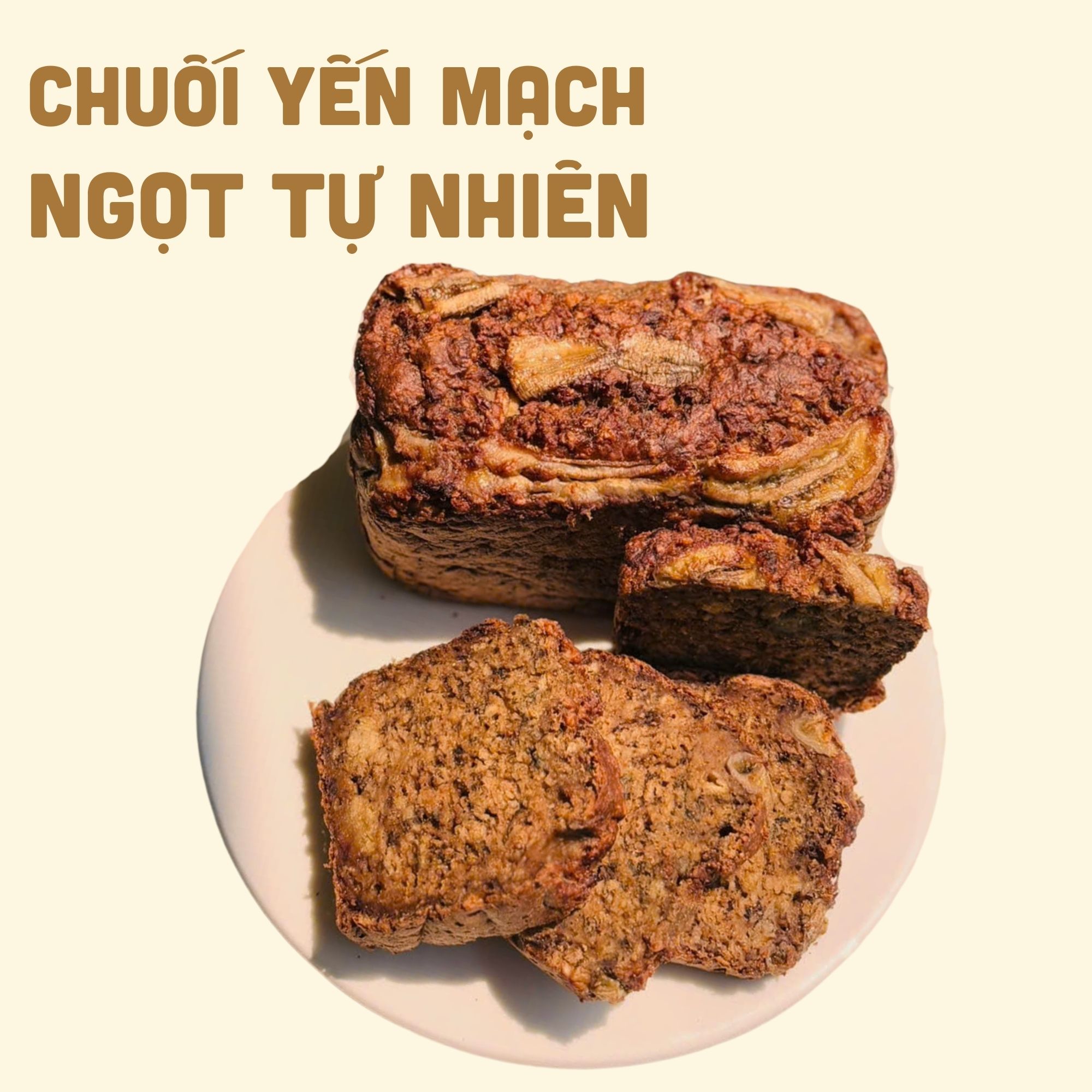 Bánh Chuối Yến Mạch Keto/ Tiểu đường