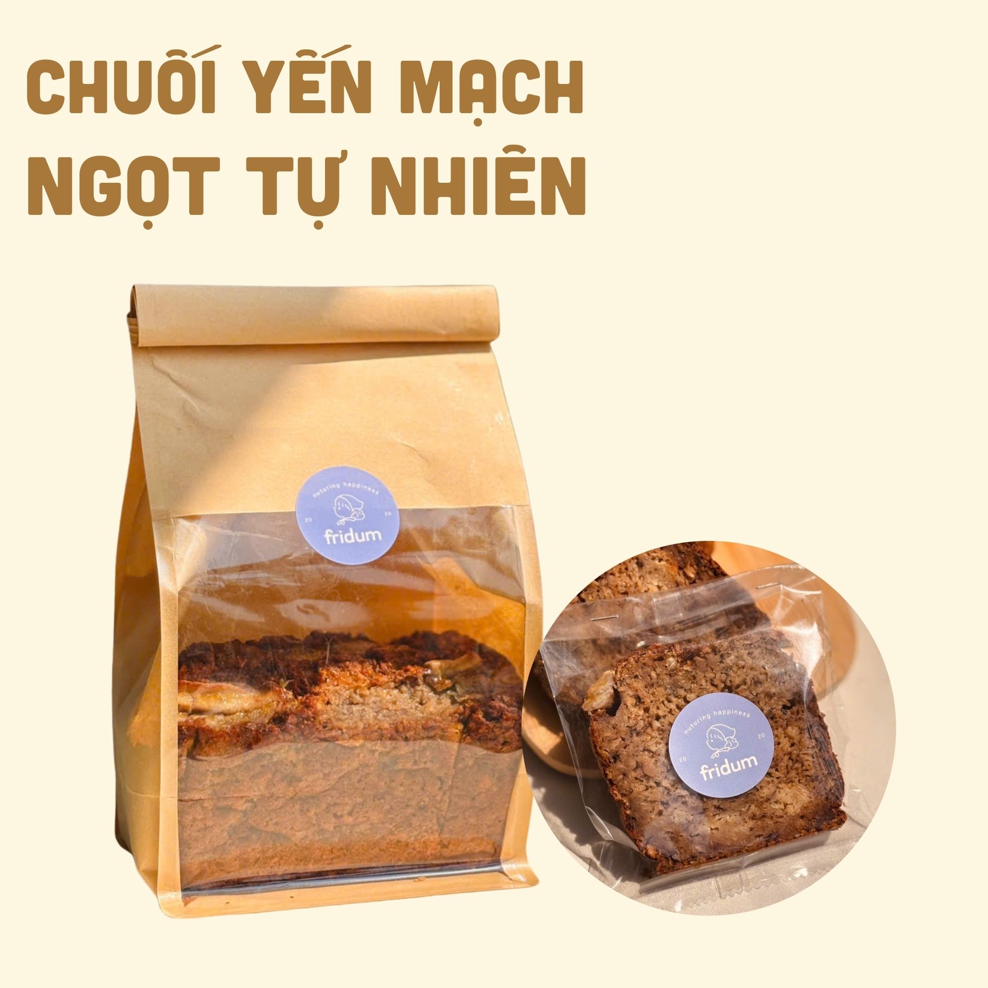 Bánh Chuối Yến Mạch Keto/ Tiểu đường