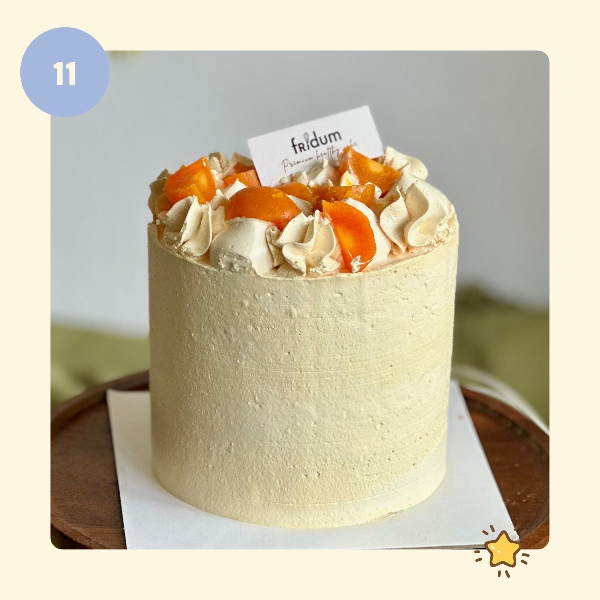 Bánh kem BÔNG LAN TRỨNG MUỐI - Mẫu 11 - đặt trước từ 3 tiếng