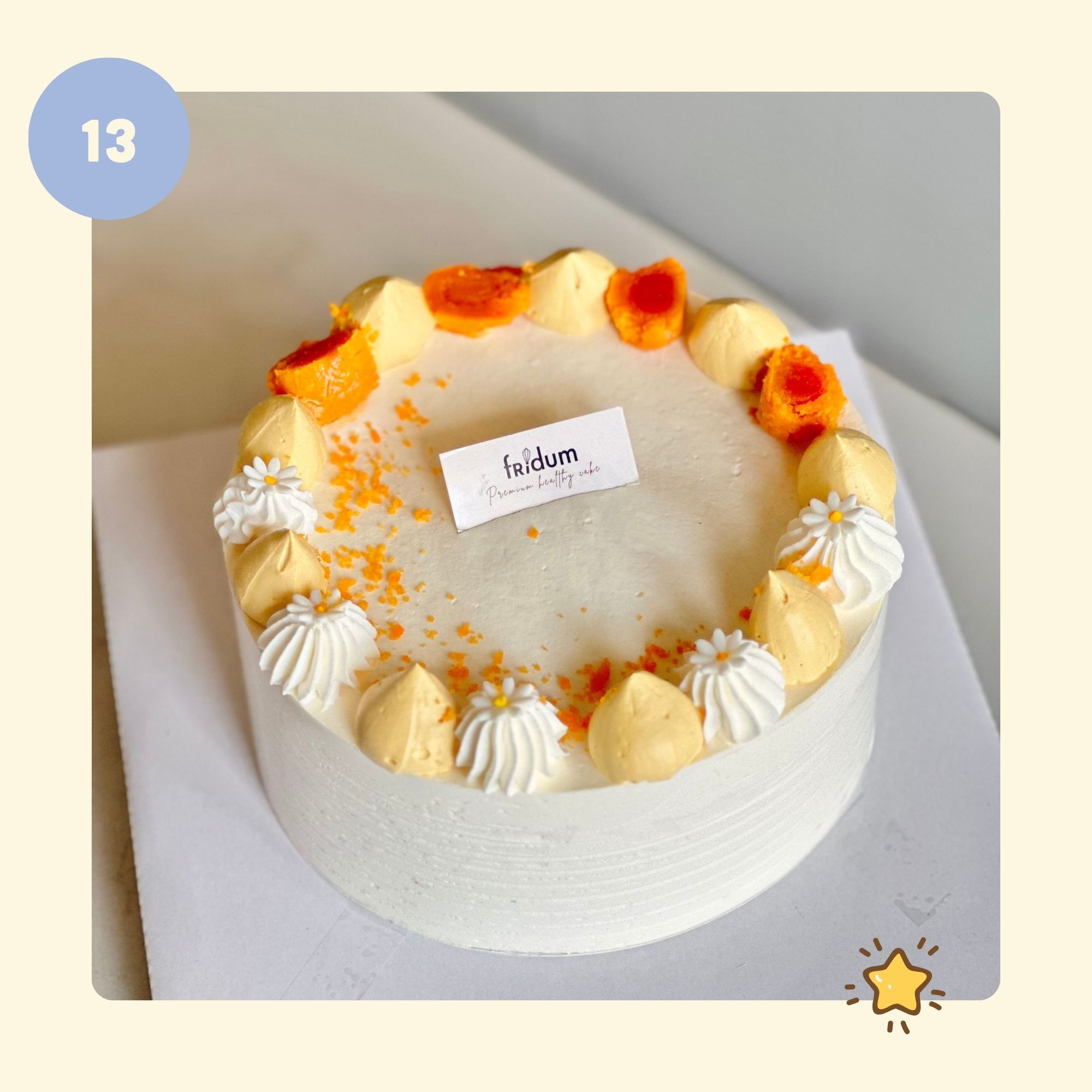 Bánh kem BÔNG LAN TRỨNG MUỐI - Mẫu 13 - đặt trước từ 3 tiếng