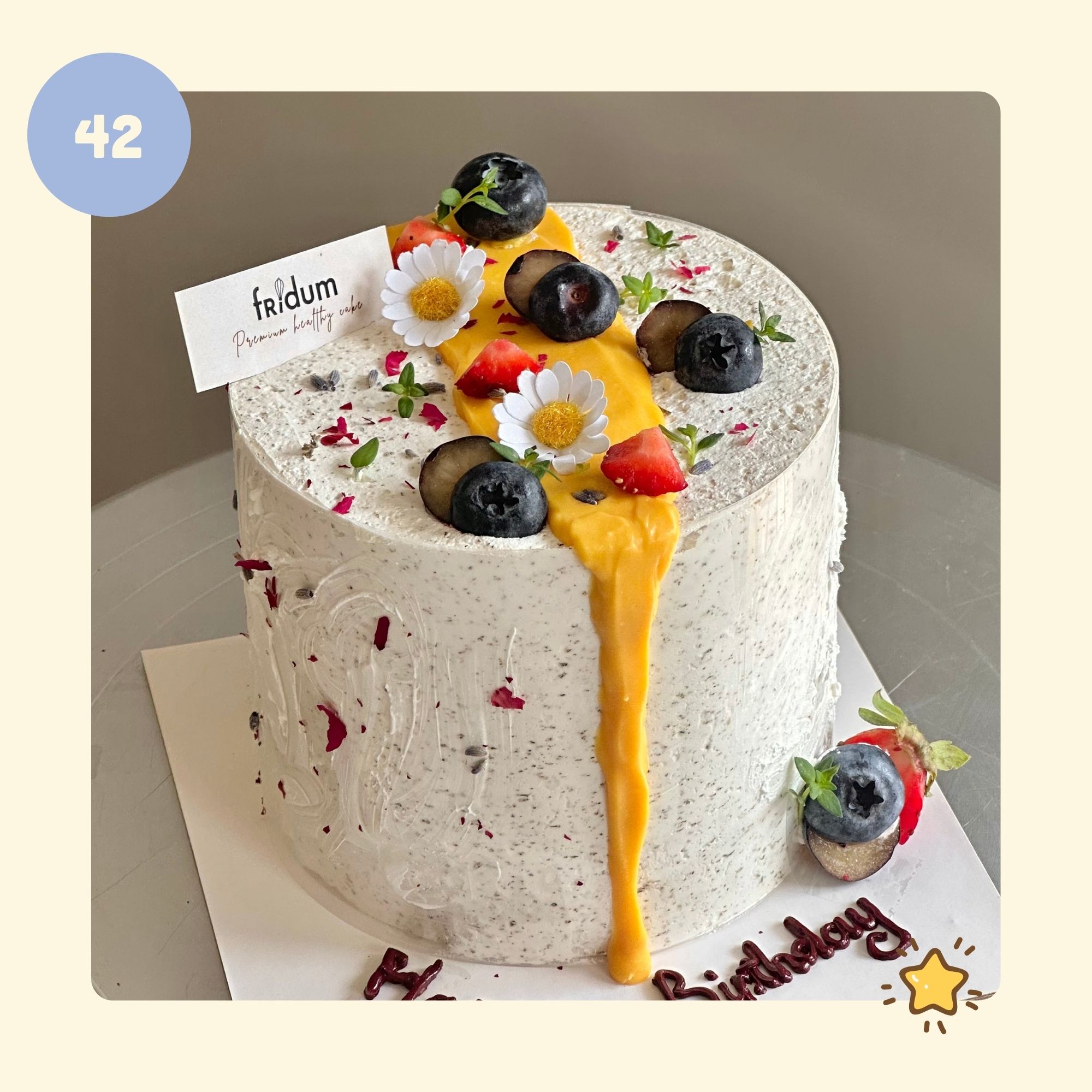 Bánh kem CHANH DÂY - Mẫu 42 - đặt trước từ 3 tiếng