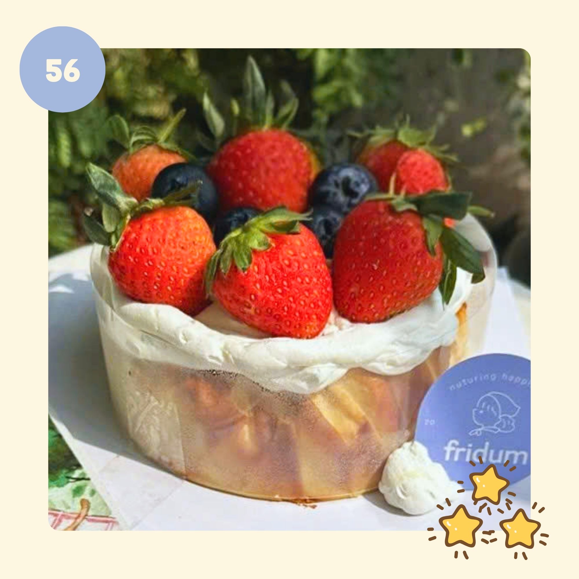 Bánh kem YOGURT BURNT CHEESE - Mẫu 56 - đặt trước từ 3 tiếng
