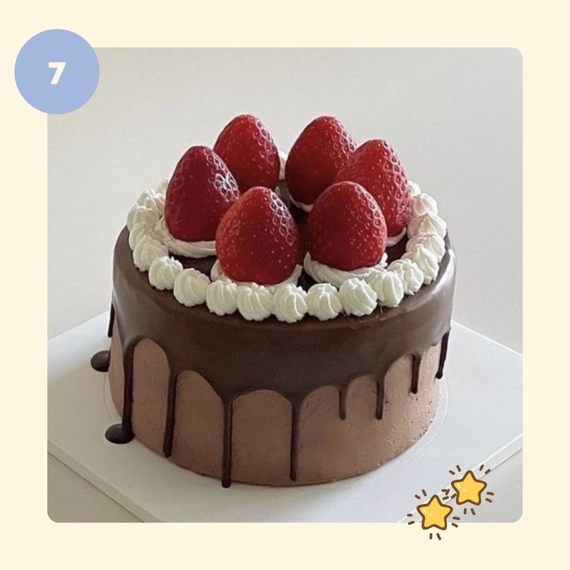 Bánh kem DOUBLE CHOCO - Mẫu 07 - đặt trước từ 3 tiếng